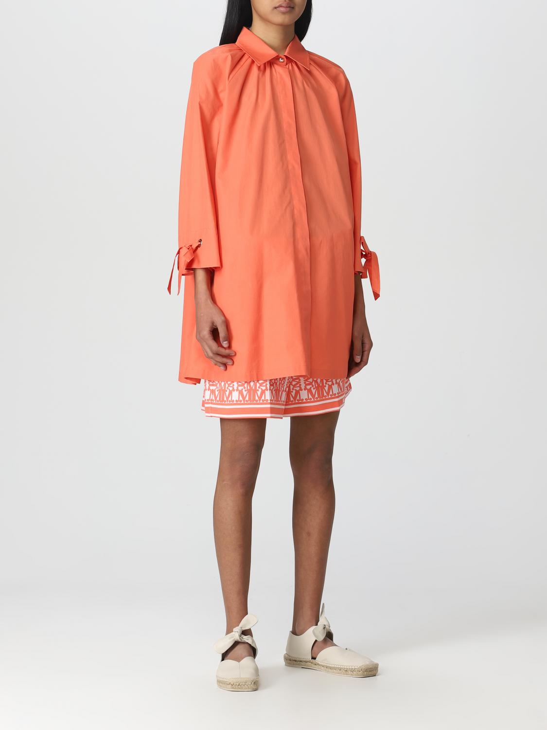 MAX MARA CAMICIA: Camicia Gigi Max Mara in popeline, Pesca - Img 2