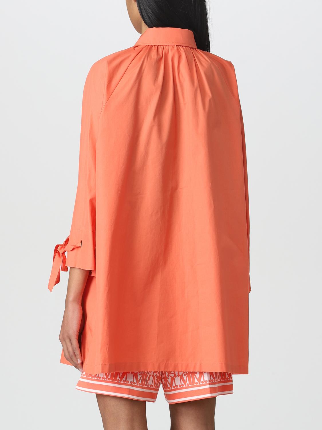 MAX MARA CAMICIA: Camicia Gigi Max Mara in popeline, Pesca - Img 3