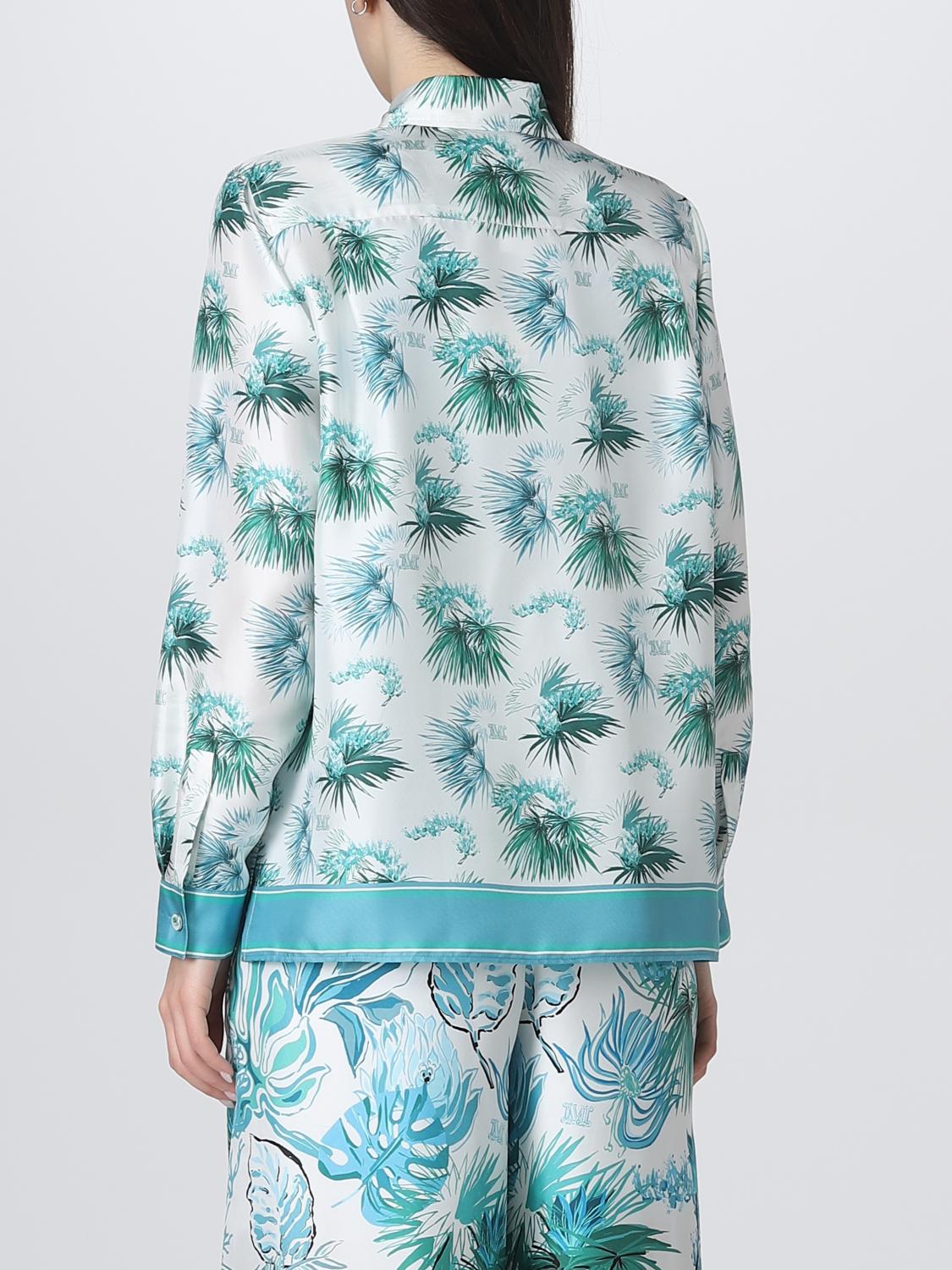 MAX MARA CAMISA: Camisa mujer Max Mara, Verde - Img 3