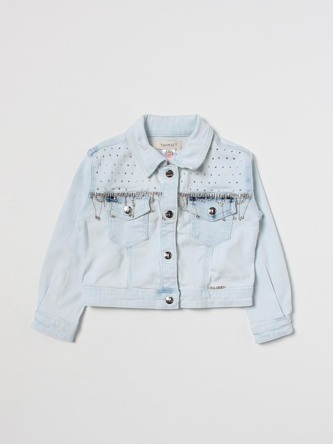 TWINSET CHAQUETA: Chaqueta niños Twinset, Denim - Img 1