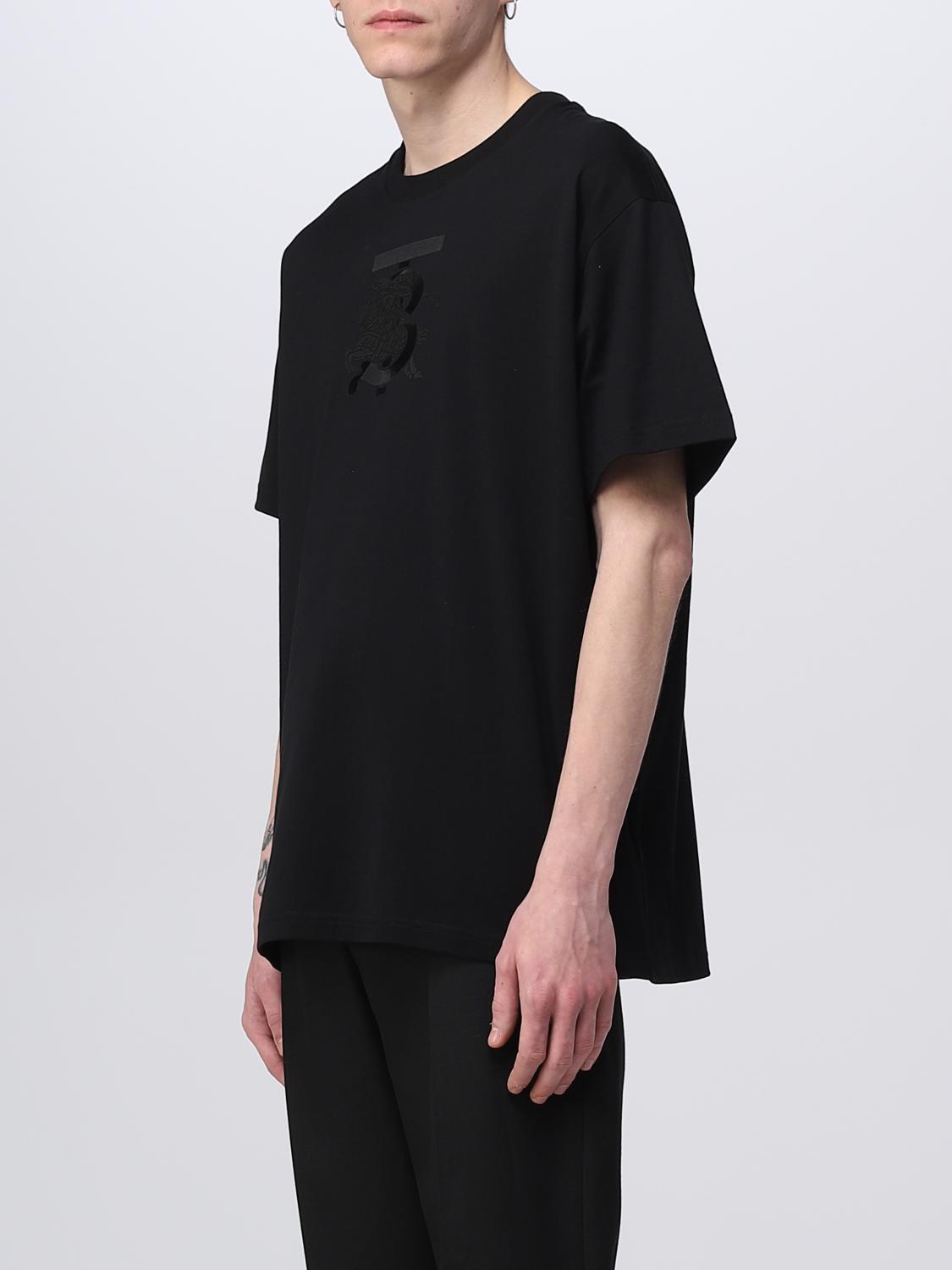 BURBERRY T-SHIRT: Shirt men Burberry, Black - Img 4