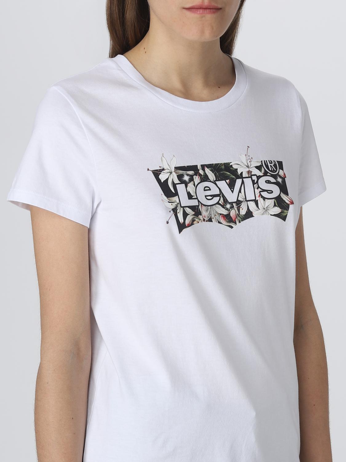 LEVI'S CAMISETA: Camiseta mujer Levi's, Blanco - Img 4