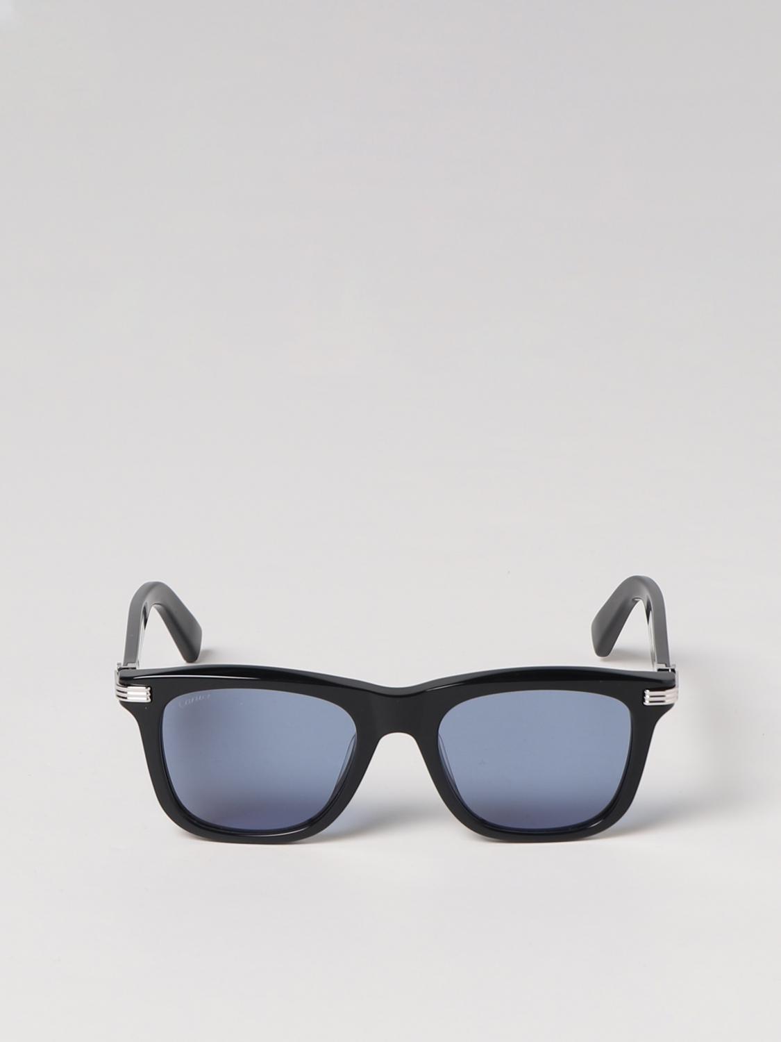CARTIER SUNGLASSES: Glasses men Cartier, Black - Img 2