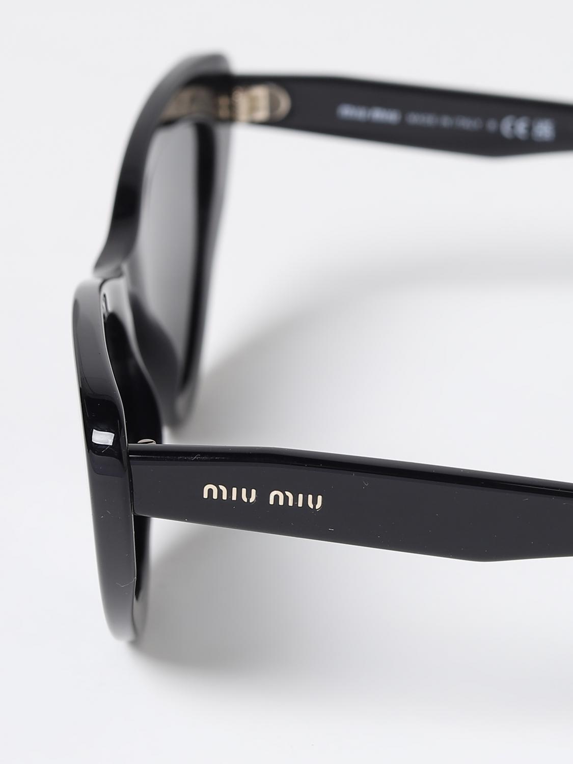 MIU MIU SONNENBRILLE: Brille damen Miu Miu, Schwarz - Img 4