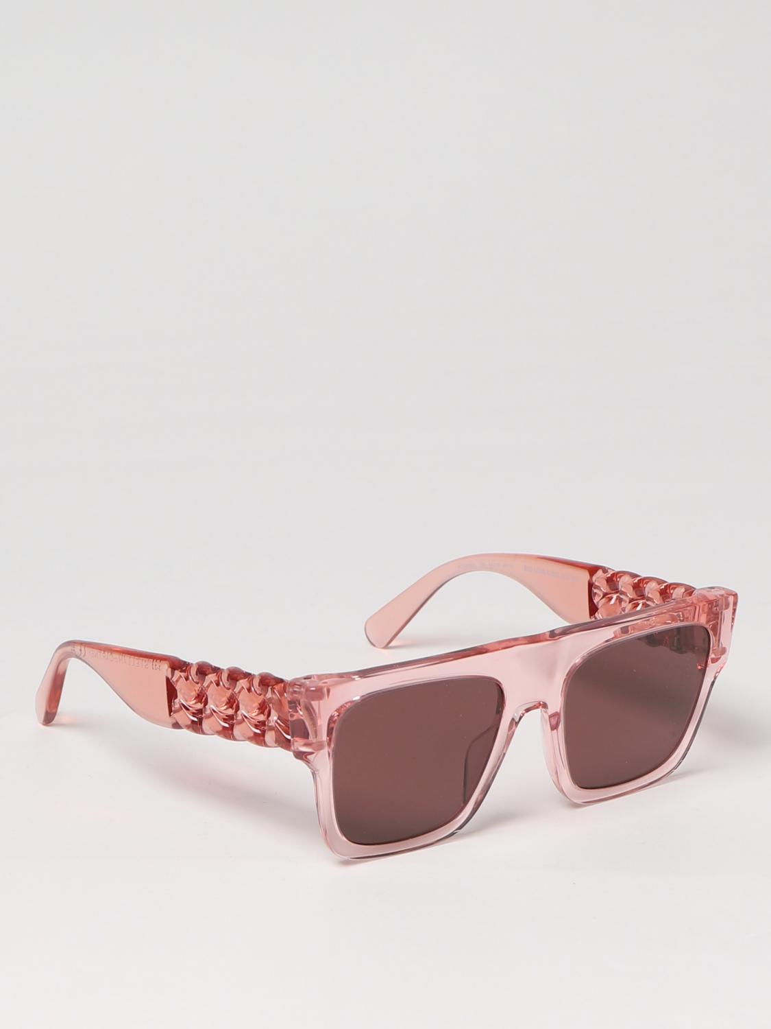 STELLA MCCARTNEY OCCHIALI DA SOLE: Occhiali da sole Stella McCartney in acetato bio based, Trasparente - Img 1