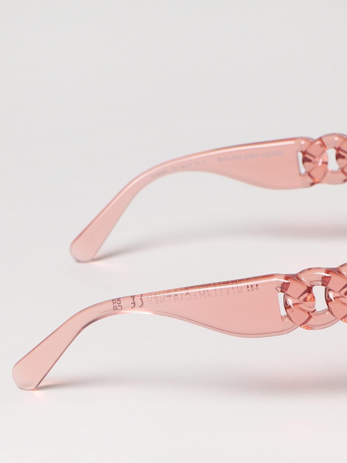STELLA MCCARTNEY OCCHIALI DA SOLE: Occhiali da sole Stella McCartney in acetato bio based, Trasparente - Img 3