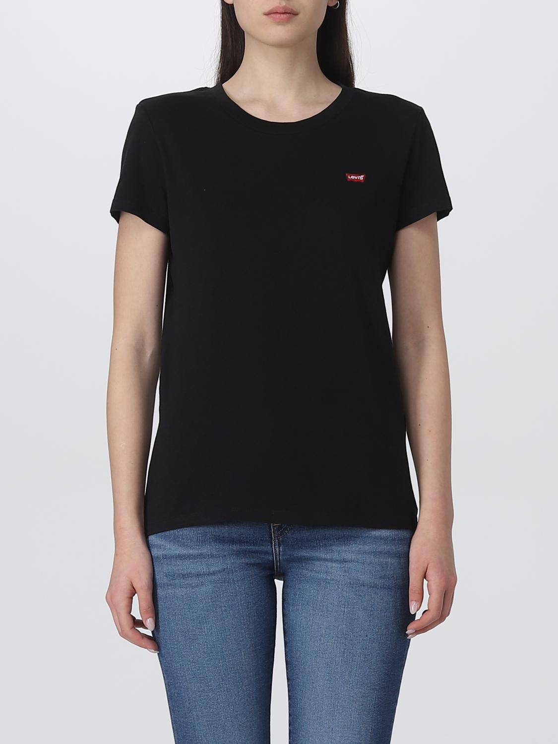 LEVI'S T-SHIRT: T-shirt Levi's in cotone, Nero - Img 1