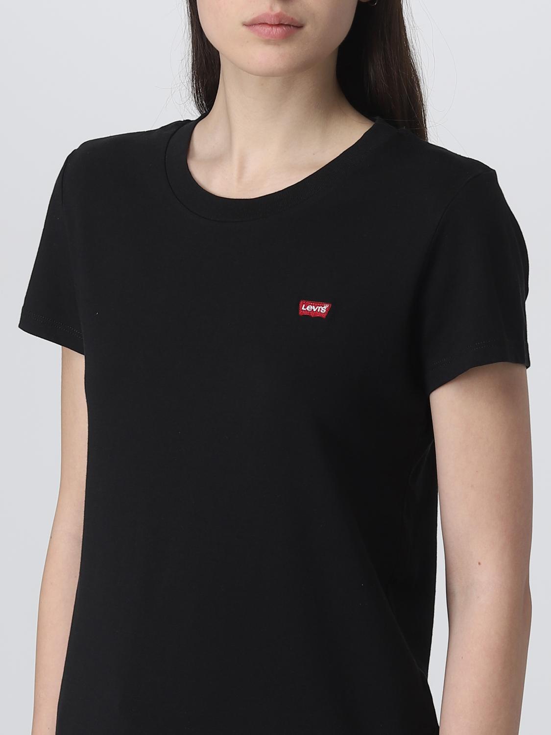 LEVI'S T-SHIRT: T-shirt Levi's in cotone, Nero - Img 4