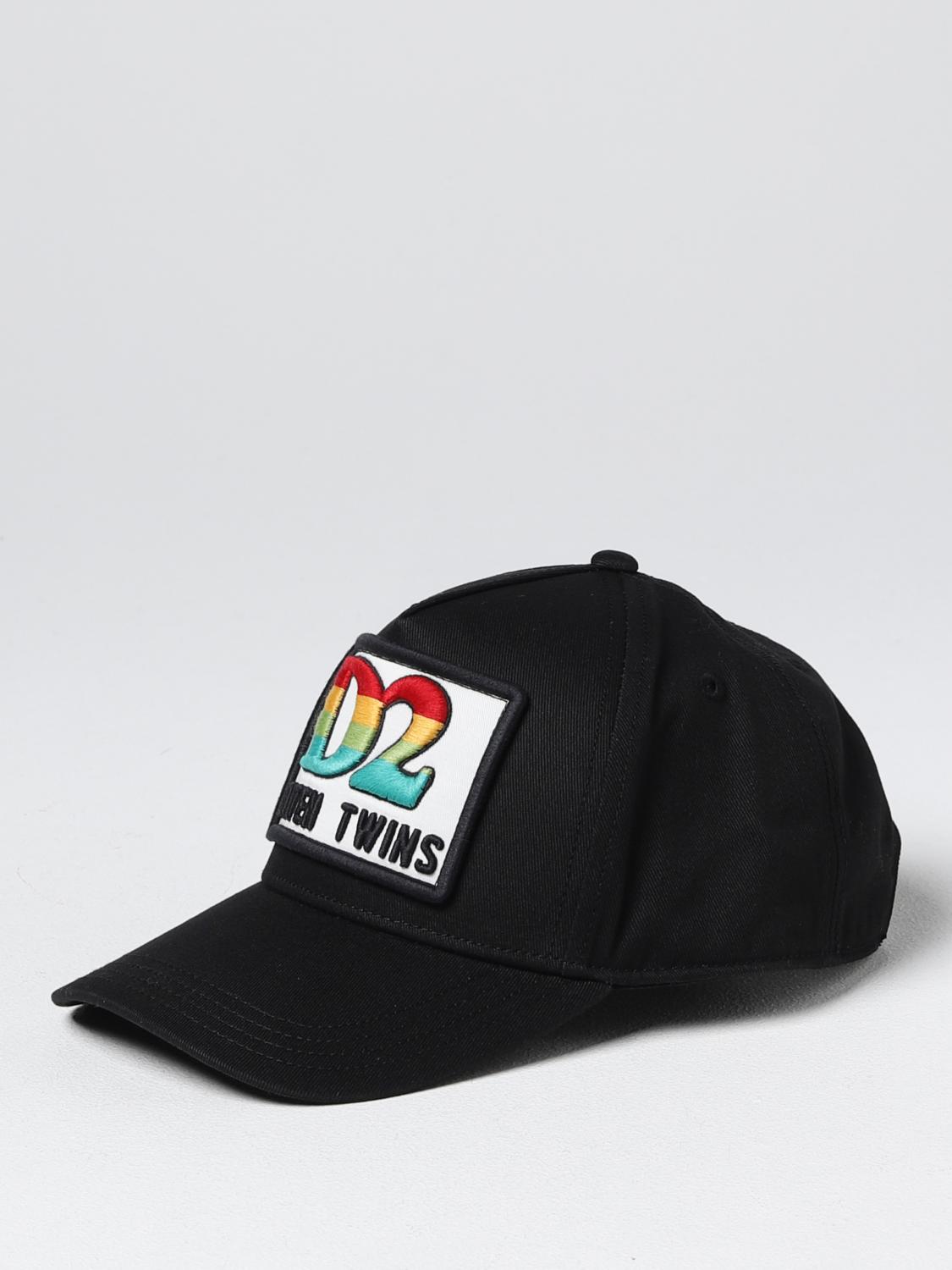 DSQUARED2: Hat kids Junior Black Dsquared2 hat DQ1538D00YT