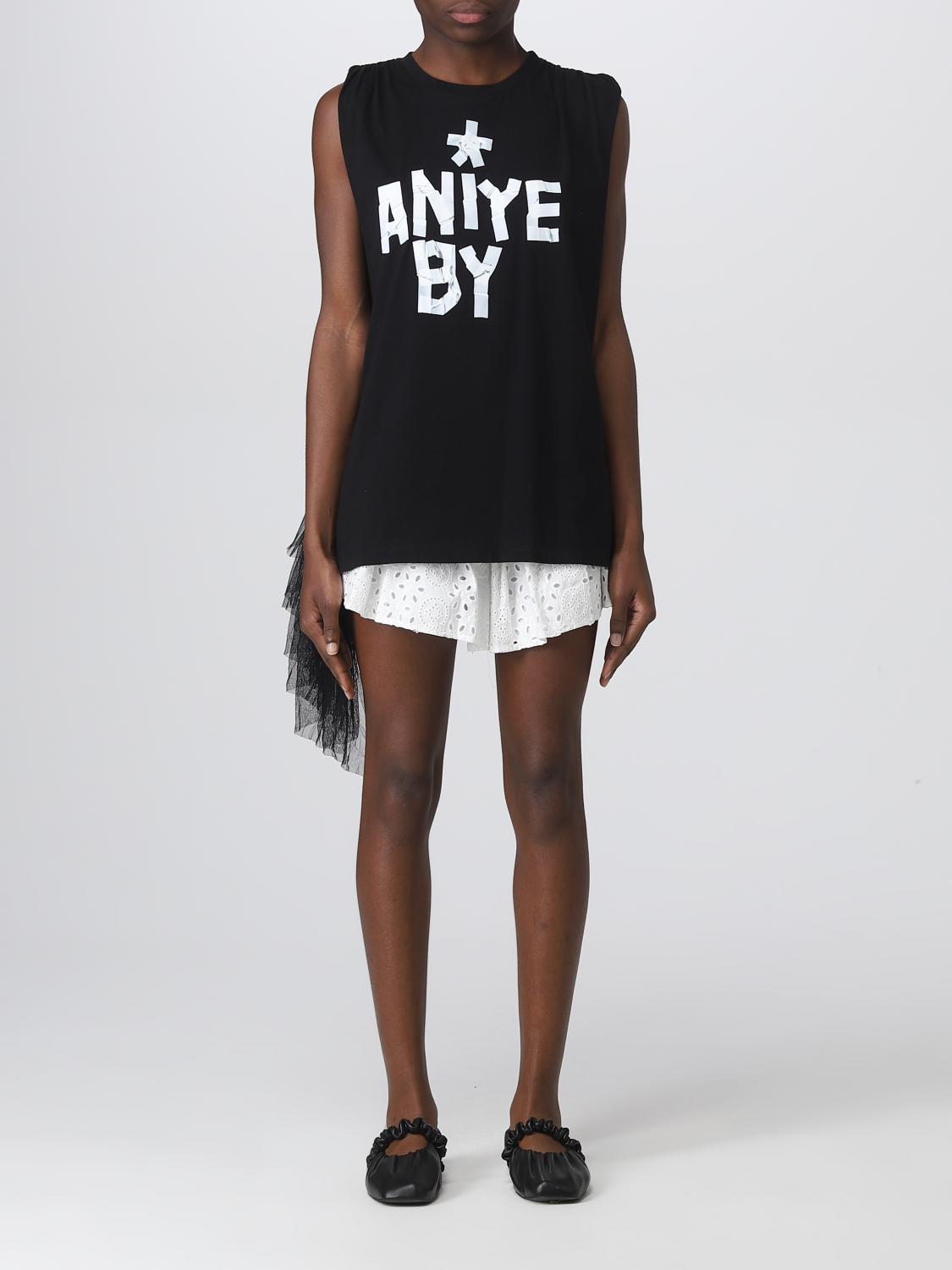 ANIYE BY T-SHIRTS: T-shirt Aniye by in cotone, Nero - Img 1