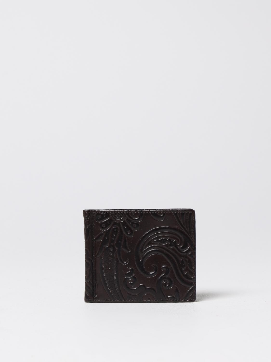 ETRO 钱包: 钱包 男士 Etro, 棕色 - Img 1