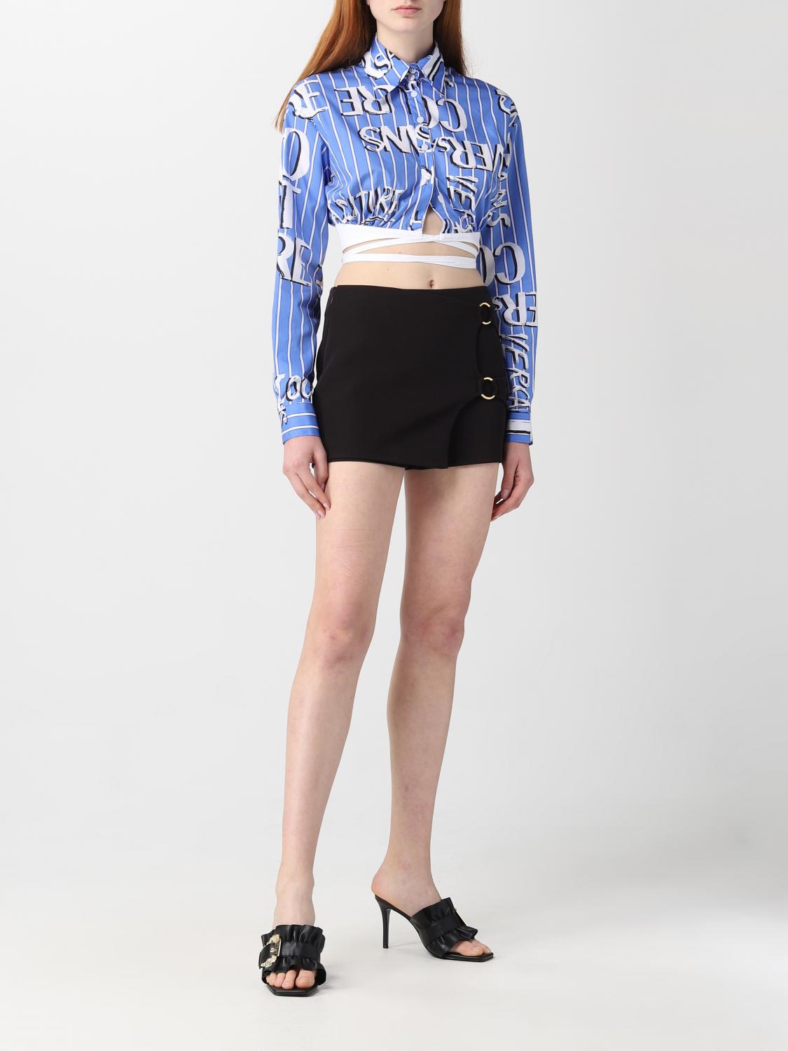 VERSACE JEANS COUTURE TOP: Top mujer Versace Jeans Couture, Azul Oscuro - Img 2