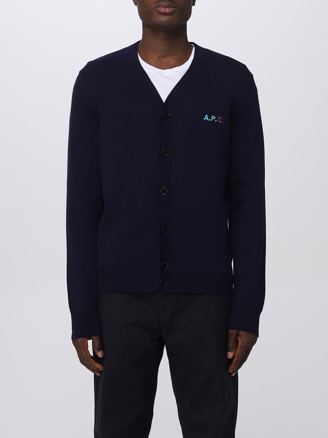 A.P.C. КАРДИГАН: Свитер Мужское A.P.C., Синий - Img 1