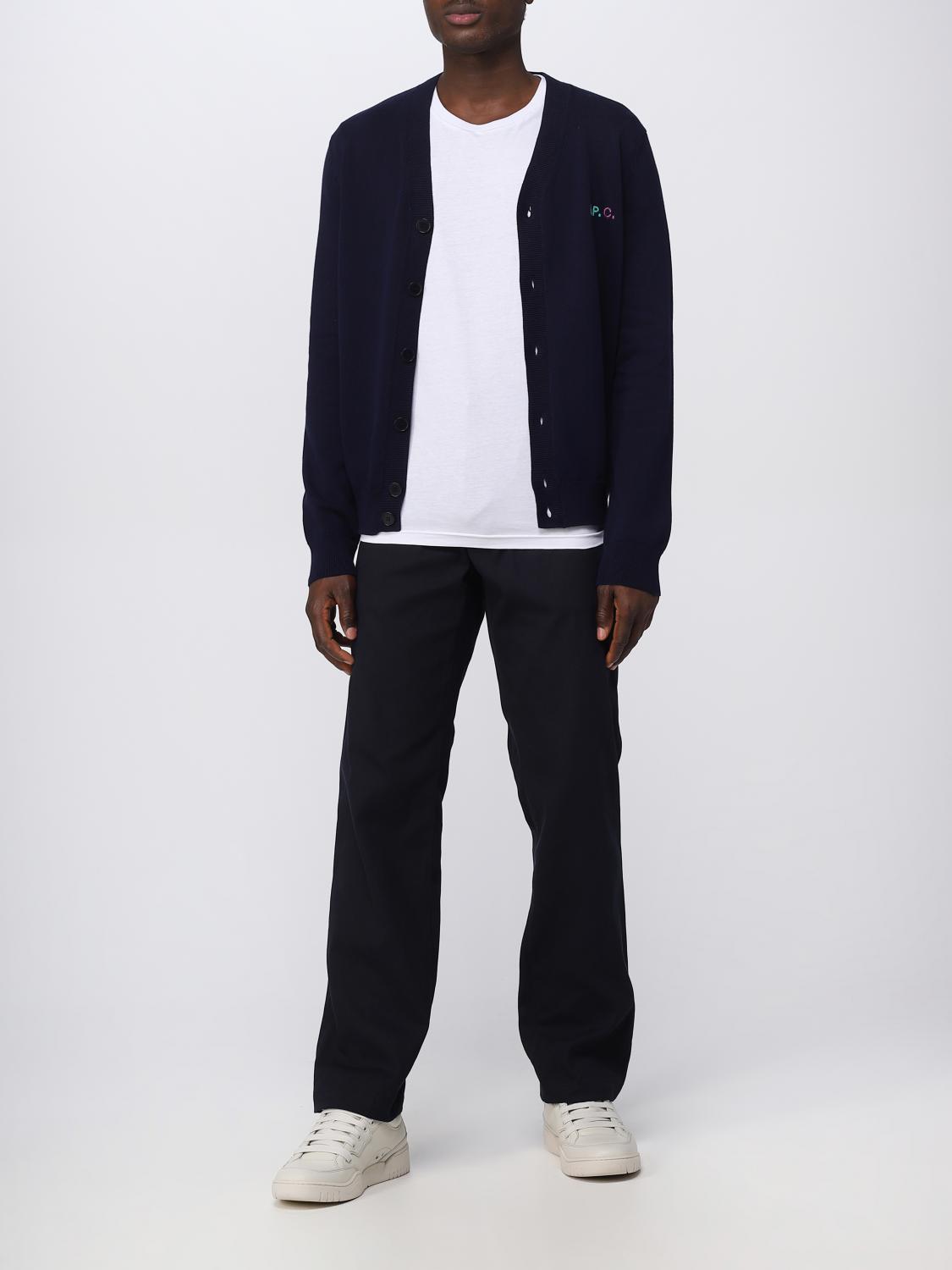 A.P.C. КАРДИГАН: Свитер Мужское A.P.C., Синий - Img 2