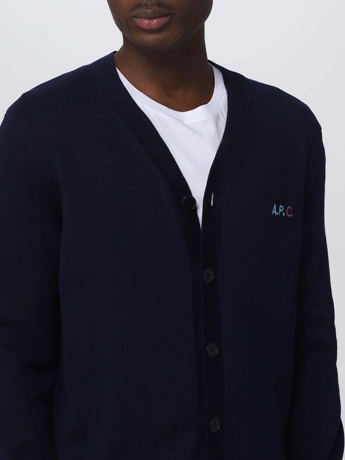 A.P.C. КАРДИГАН: Свитер Мужское A.P.C., Синий - Img 5