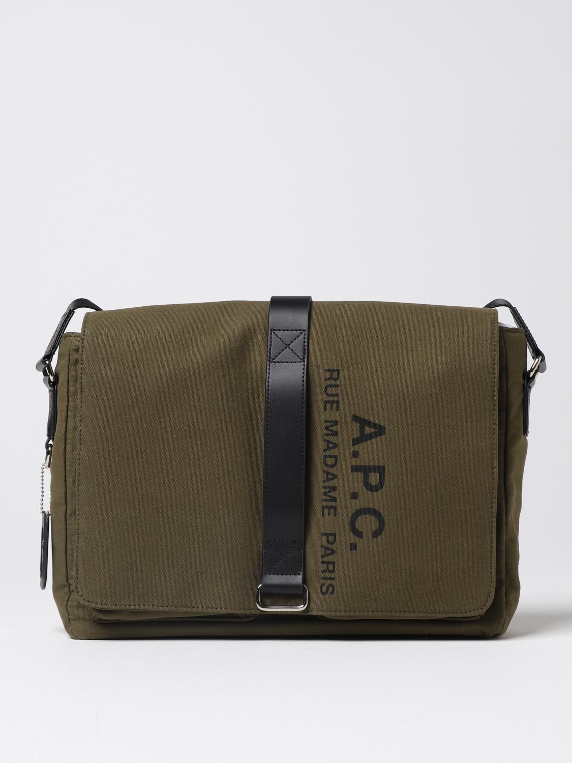 A.P.C. BANDOLERA: Bolsos hombre A.P.C., Kaki - Img 1
