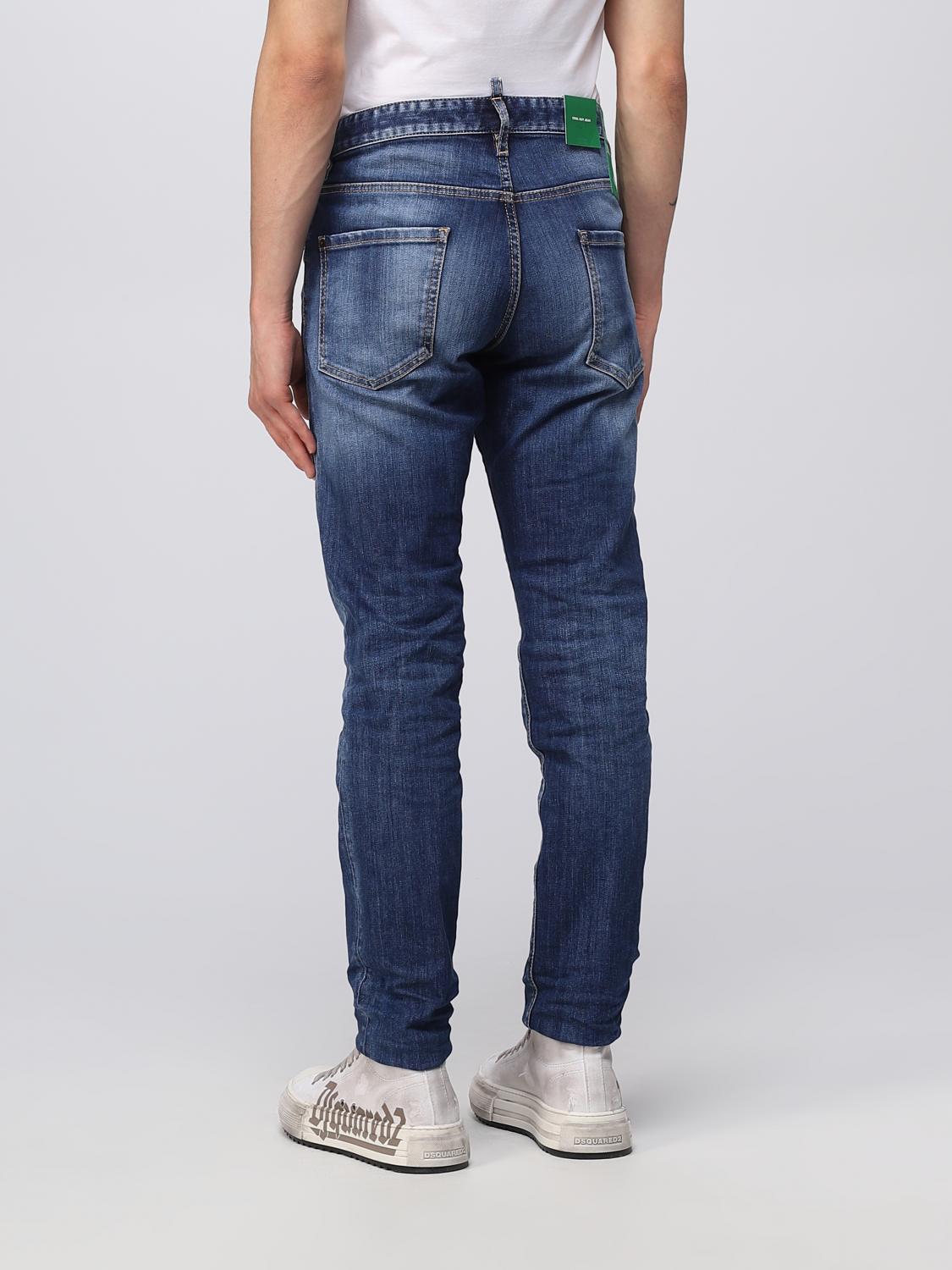 DSQUARED2 JEANS: Jeans Dsquared2 in denim, Blue Navy - Img 2