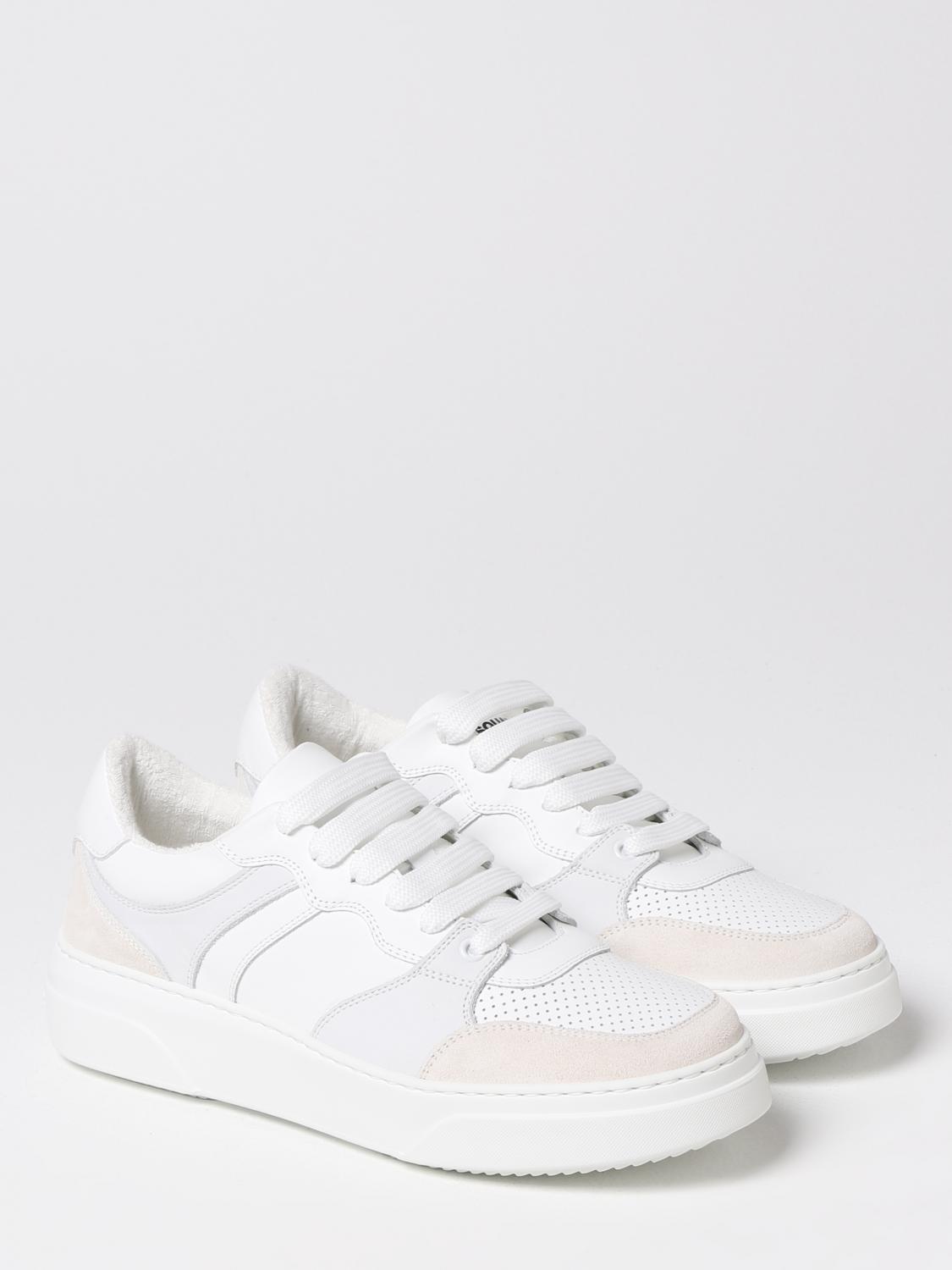 DSQUARED2 SNEAKERS: Dsquared2 Bumper sneakers in leather, White - Img 2
