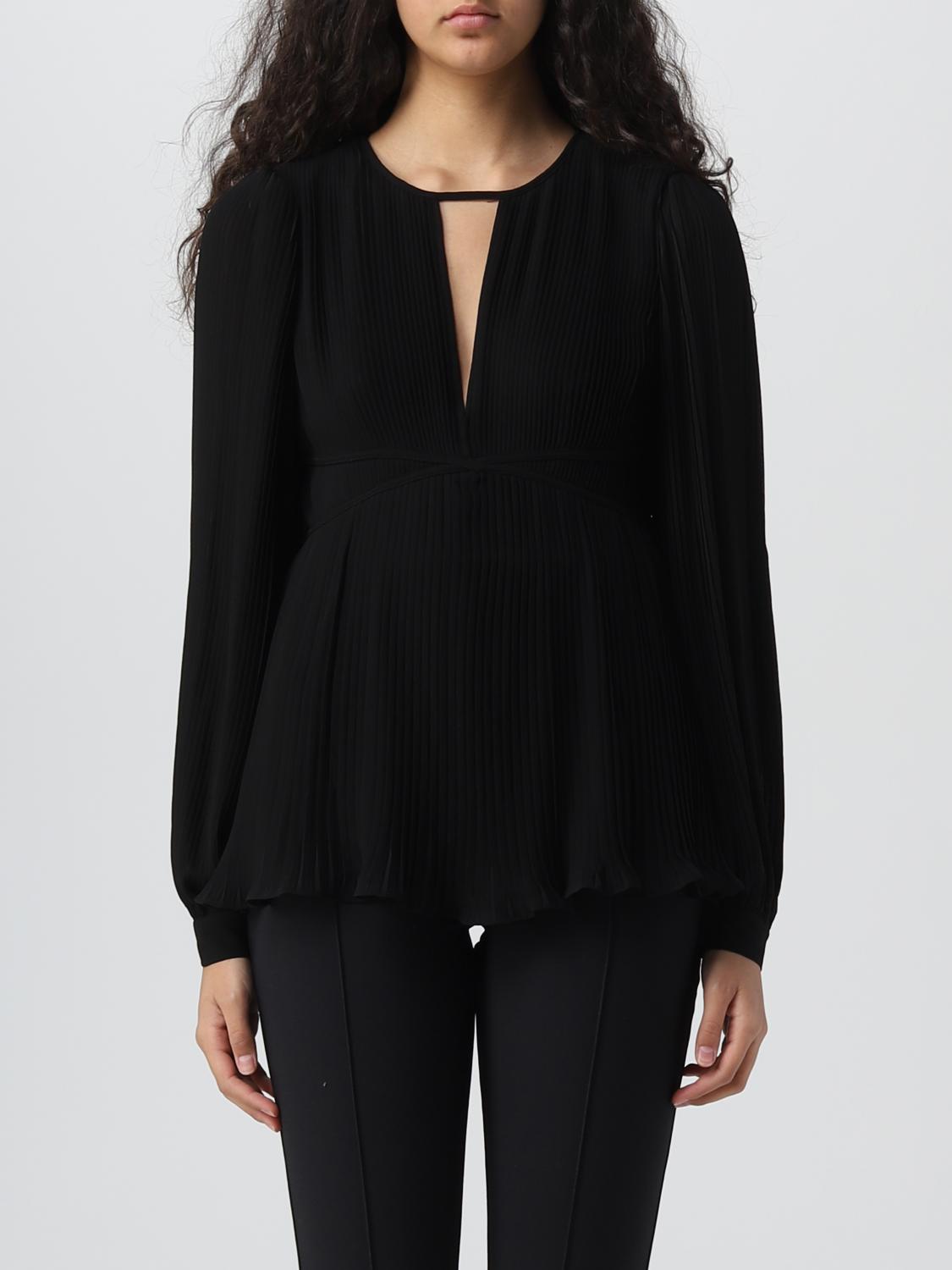MICHAEL KORS TOP: Blusa Michael Kors in tessuto sintetico, Nero - Img 1