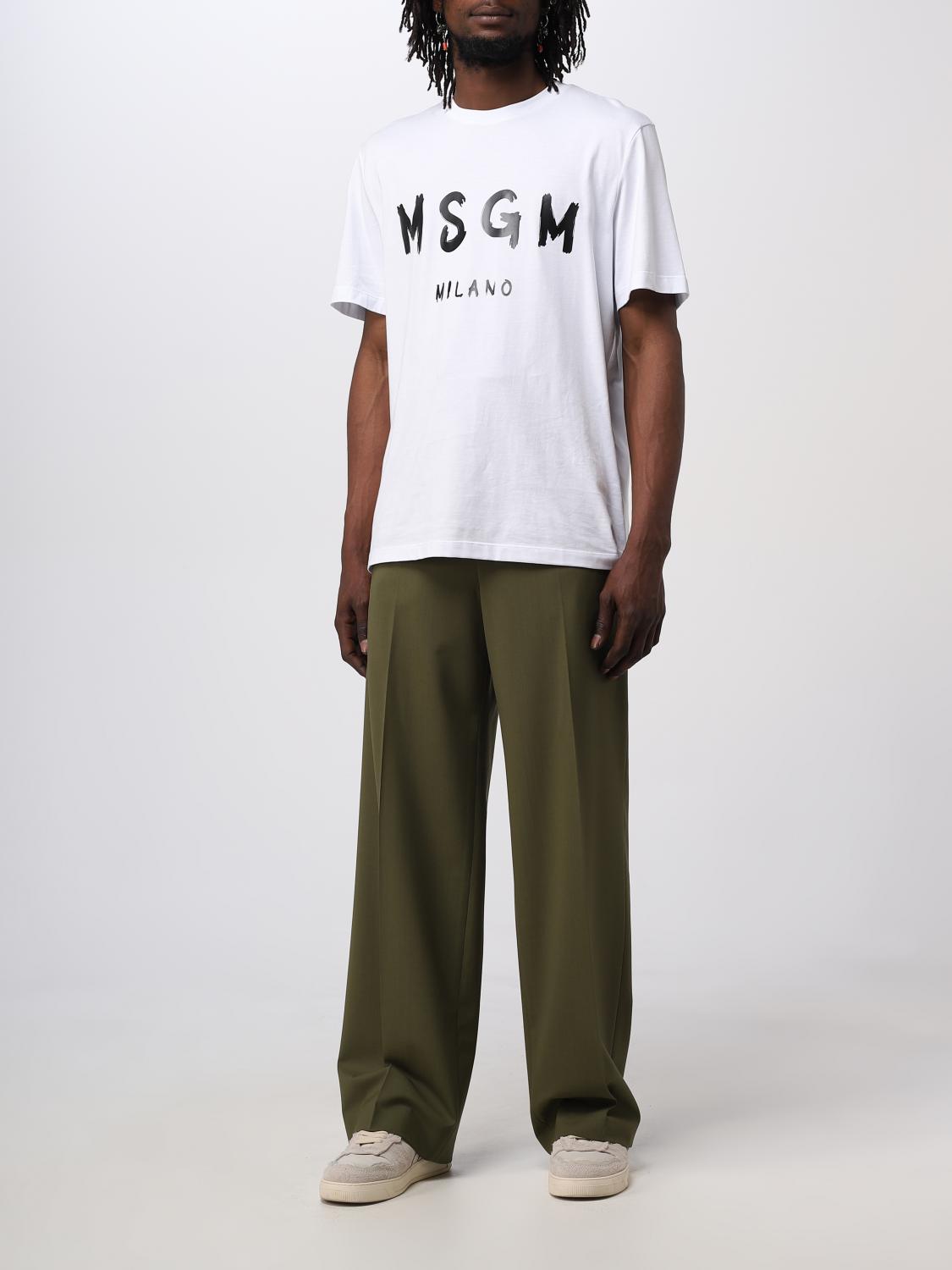 MSGM PANTALON: Pantalon homme MSGM, Vert Militaire - Img 2