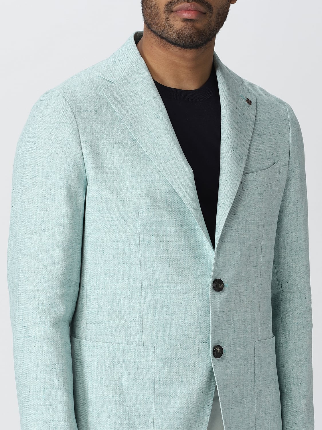 TAGLIATORE AMERICANA: Chaqueta hombre Tagliatore, Turquesa - Img 4