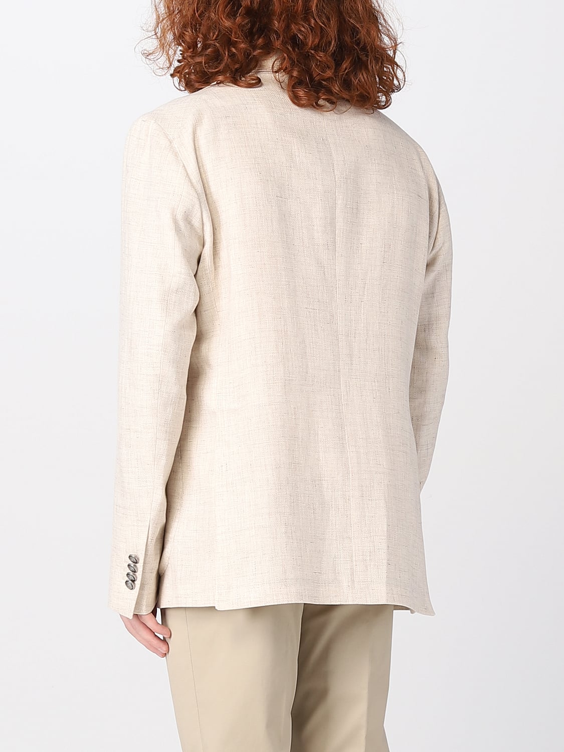 TAGLIATORE BLAZER: Jacket men Tagliatore, Beige - Img 3
