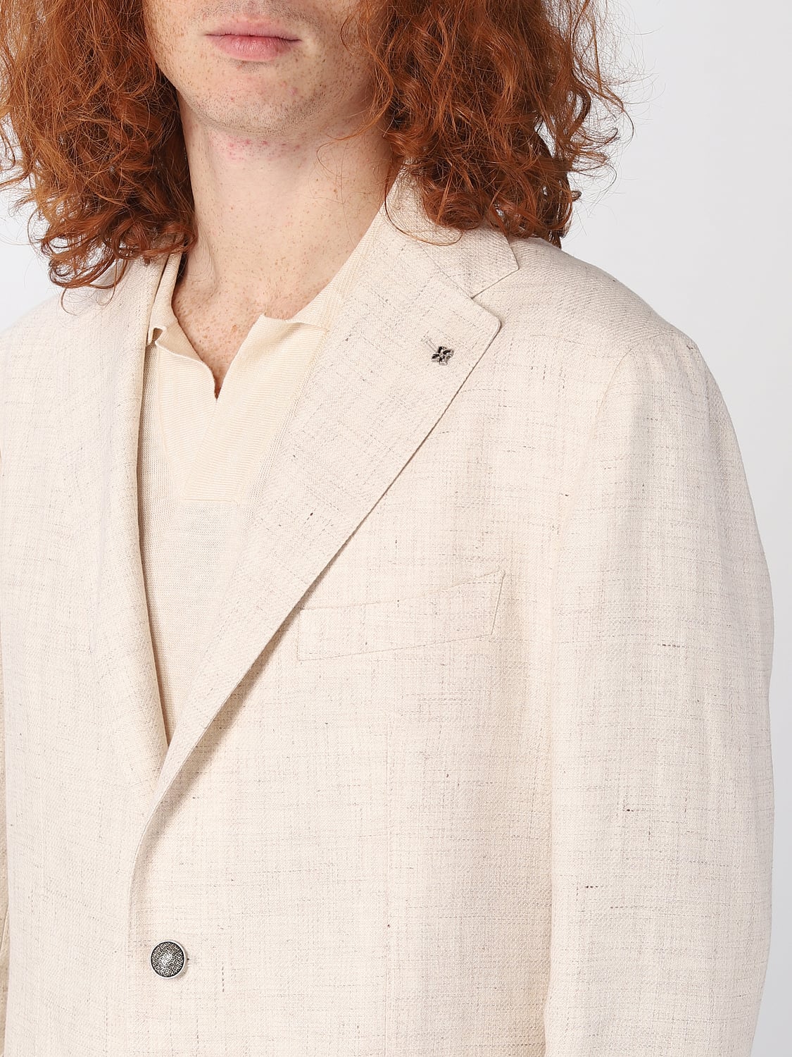 TAGLIATORE BLAZER: Jacket men Tagliatore, Beige - Img 5