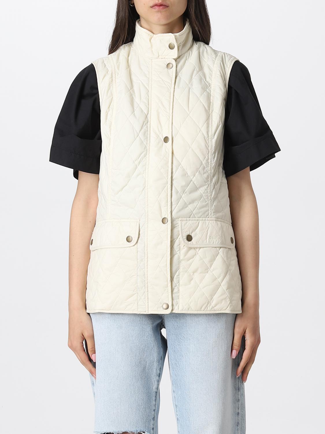 BARBOUR WESTE: Jacke damen Barbour, Cream - Img 1