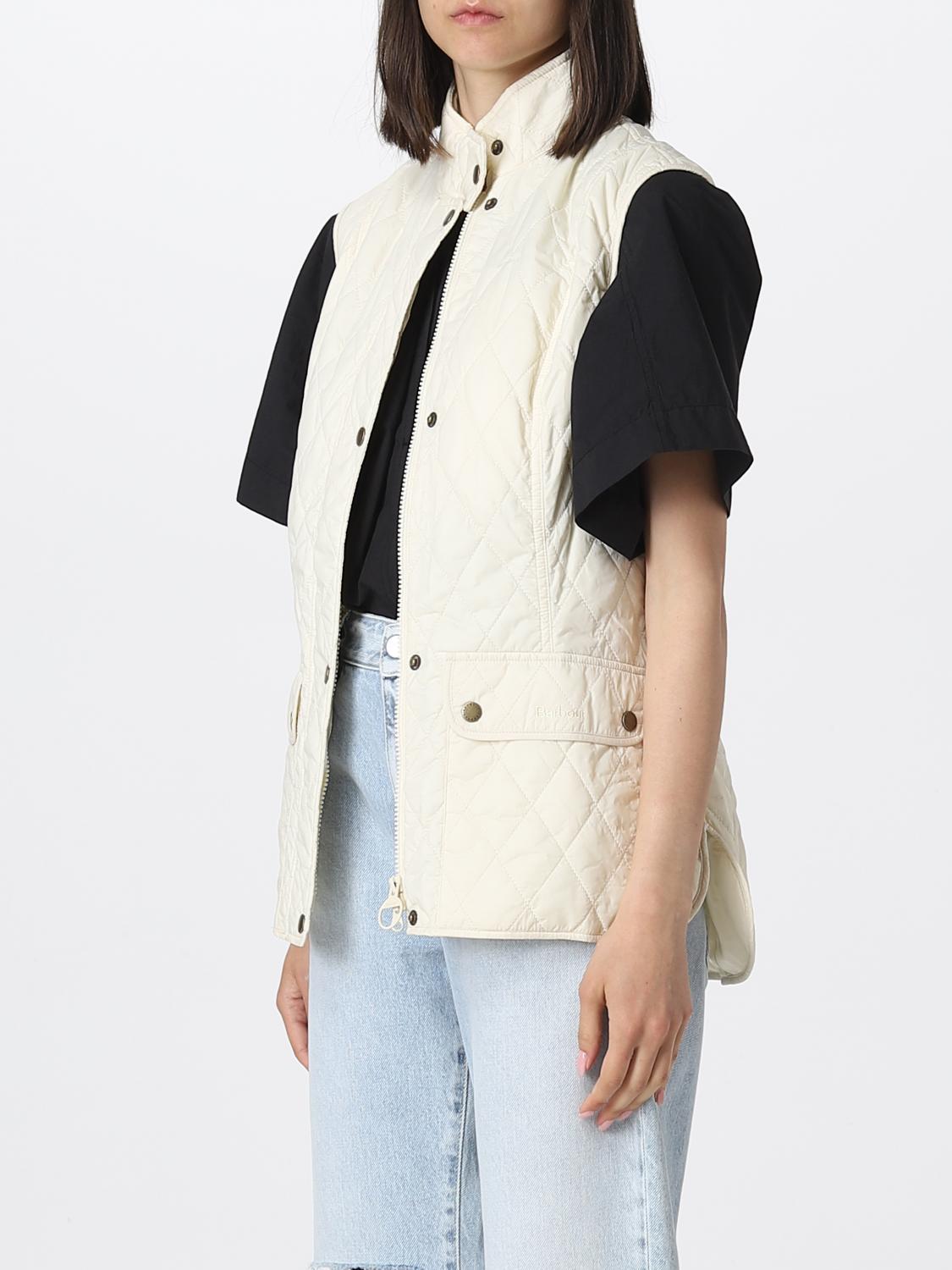 BARBOUR WESTE: Jacke damen Barbour, Cream - Img 3