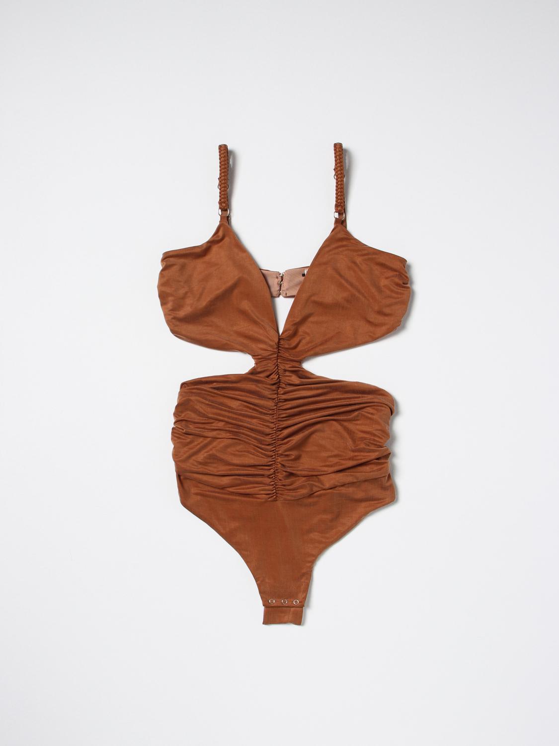 ELISABETTA FRANCHI BODY: Body mujer Elisabetta Franchi, Marrón - Img 2