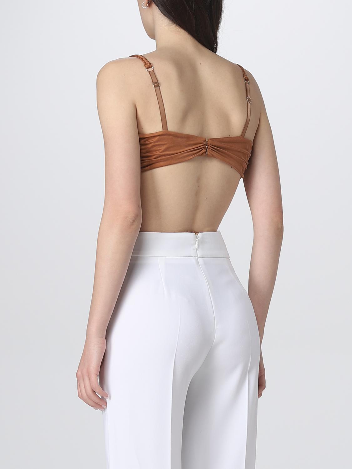 ELISABETTA FRANCHI BODY: Body mujer Elisabetta Franchi, Marrón - Img 3