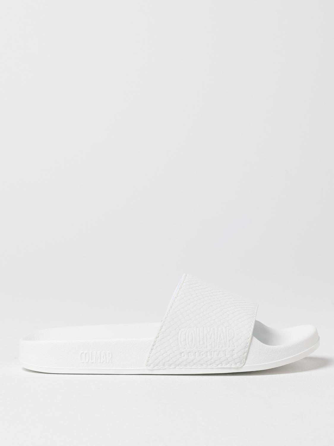 COLMAR SANDALI BASSO: Sliders Colmar in tessuto e gomma, Bianco - Img 1