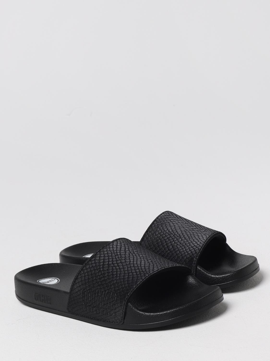 COLMAR SANDALI BASSO: Sliders Colmar in tessuto e gomma, Nero - Img 2