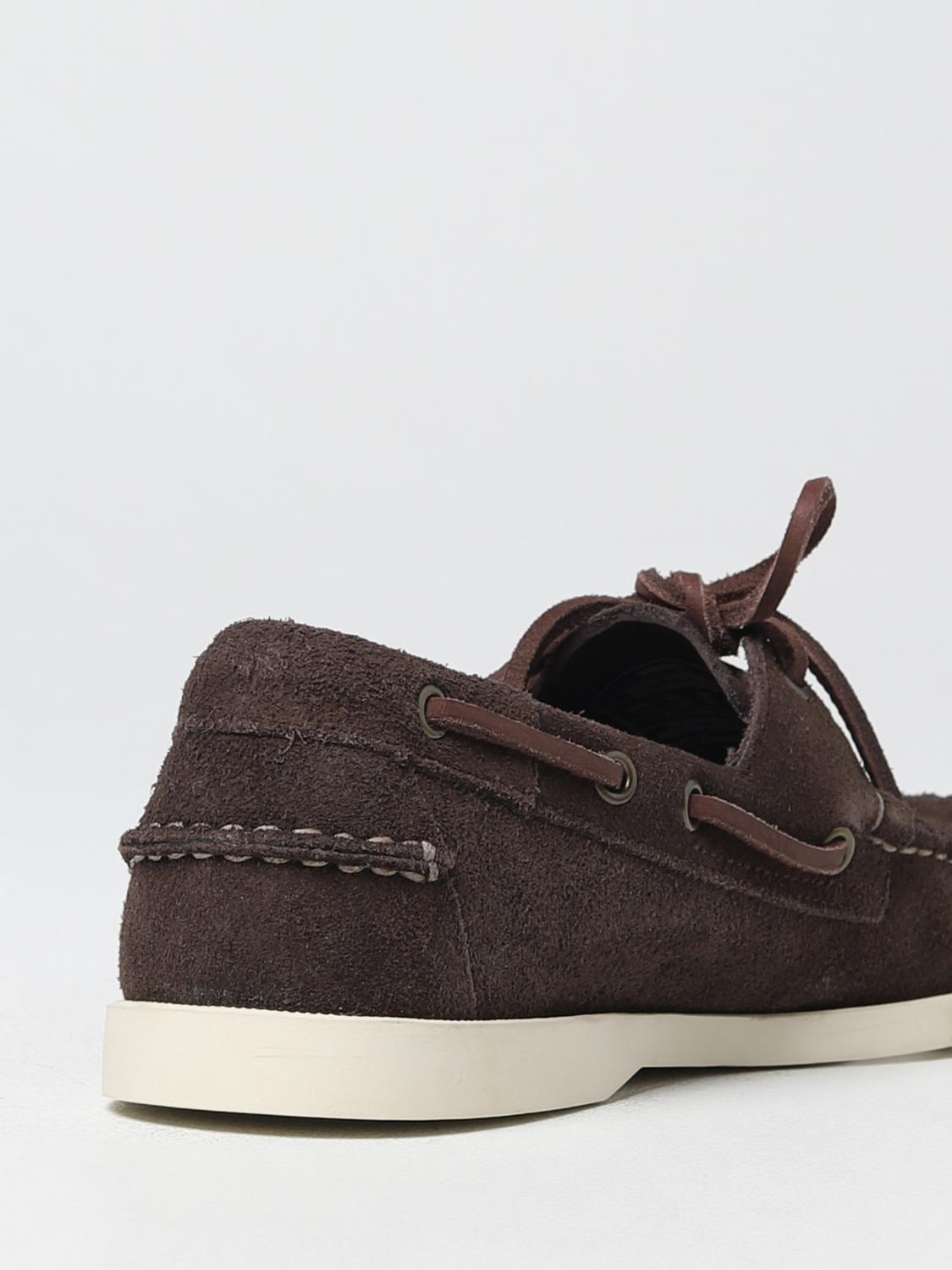 SEBAGO MOCASSINI: Mocassino Portland Dockers x Sebago in camoscio, Bruciato - Img 3
