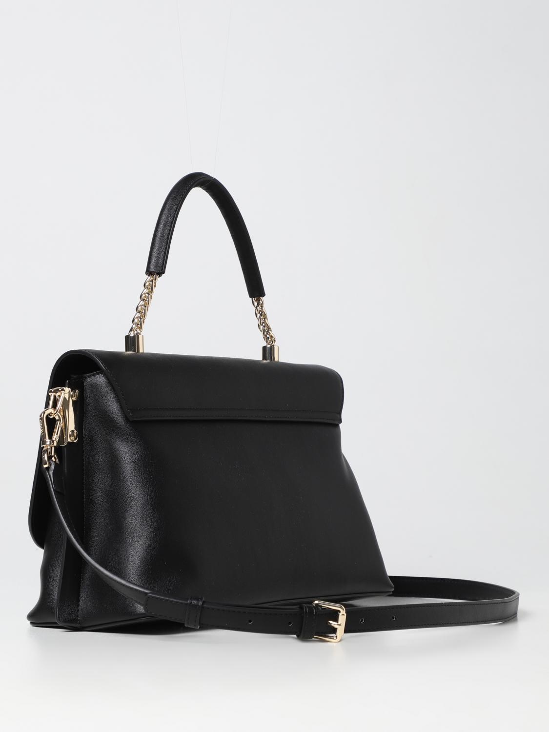 TWINSET HANDBAG: Twinset bag in synthetic leather, Black - Img 2