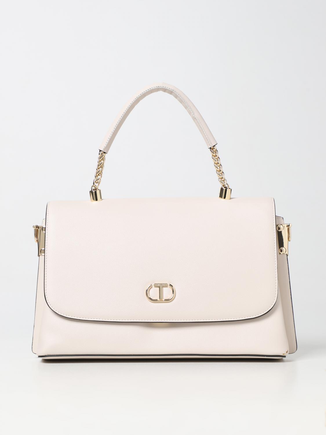 TWINSET BOLSO DE MANO: Mini bolso mujer Twinset, Mantequilla - Img 1