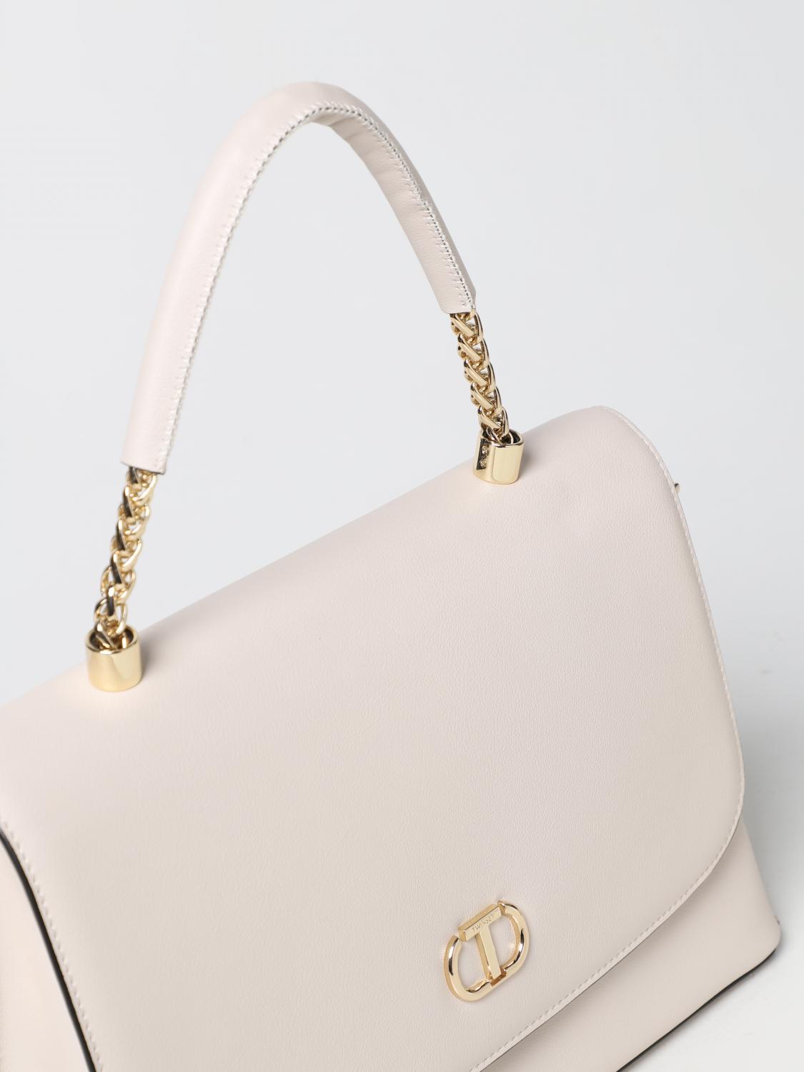 TWINSET BOLSO DE MANO: Mini bolso mujer Twinset, Mantequilla - Img 3