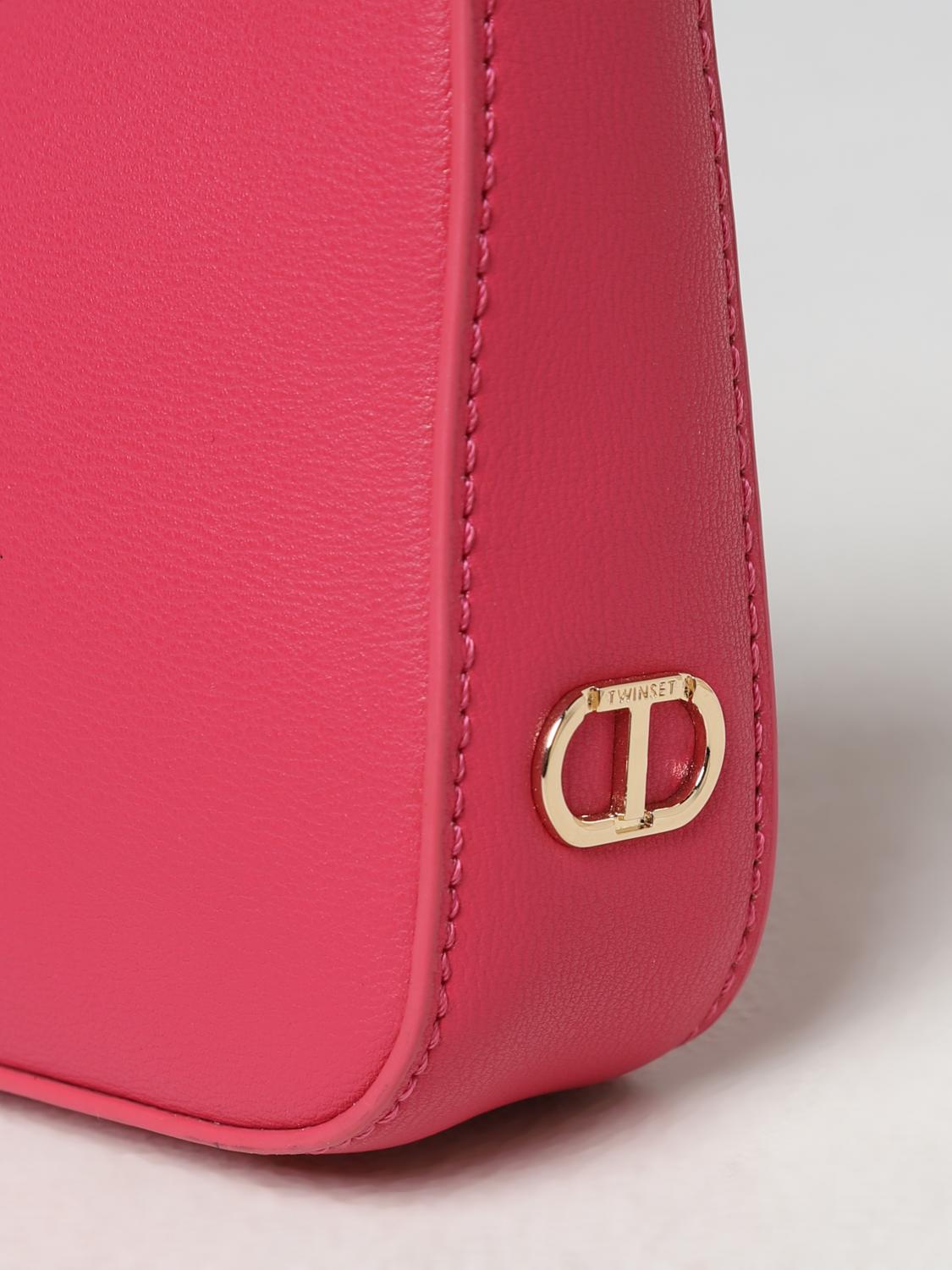 TWINSET MINI BOLSO: Mini bolso mujer Twinset, Fucsia - Img 3