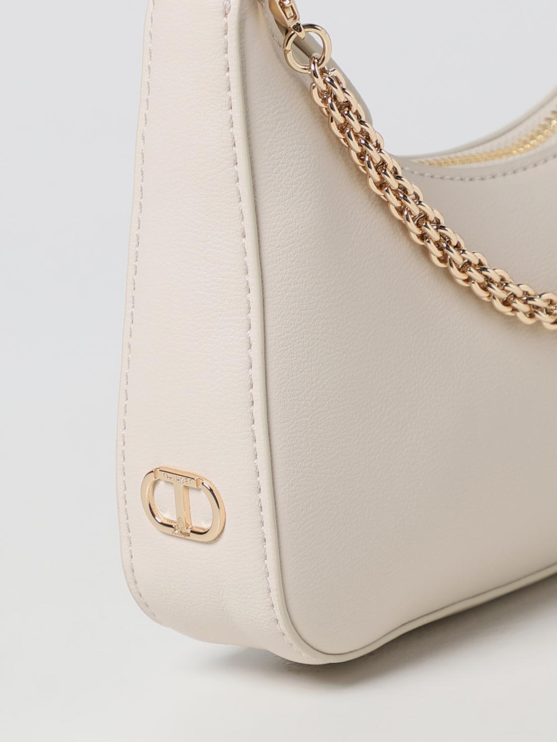 TWINSET BORSA MINI: Borsa Twinset in pelle sintetica, Avorio - Img 3