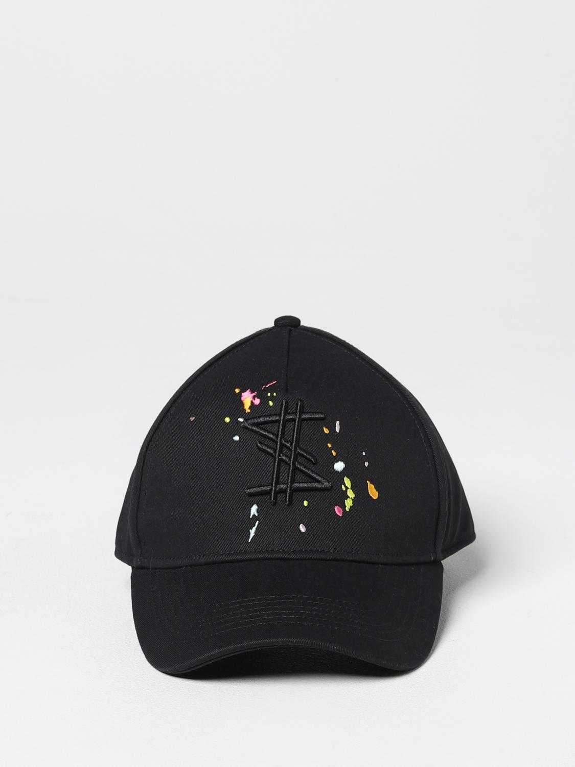 ACTITUDE TWINSET CAPPELLO: Cappello Actitude Twinset in cotone, Nero - Img 2