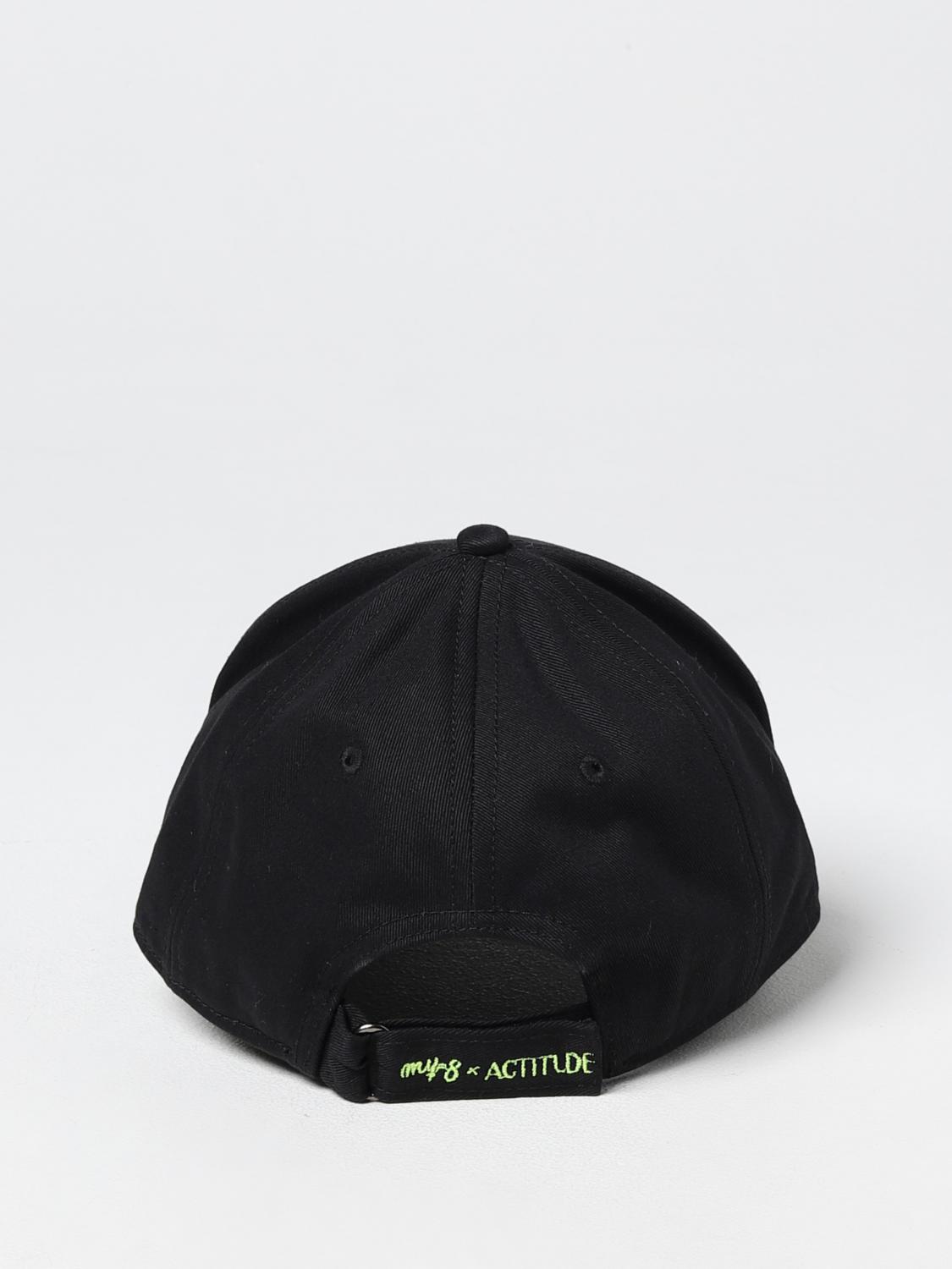ACTITUDE TWINSET CAPPELLO: Cappello Actitude Twinset in cotone, Nero - Img 3