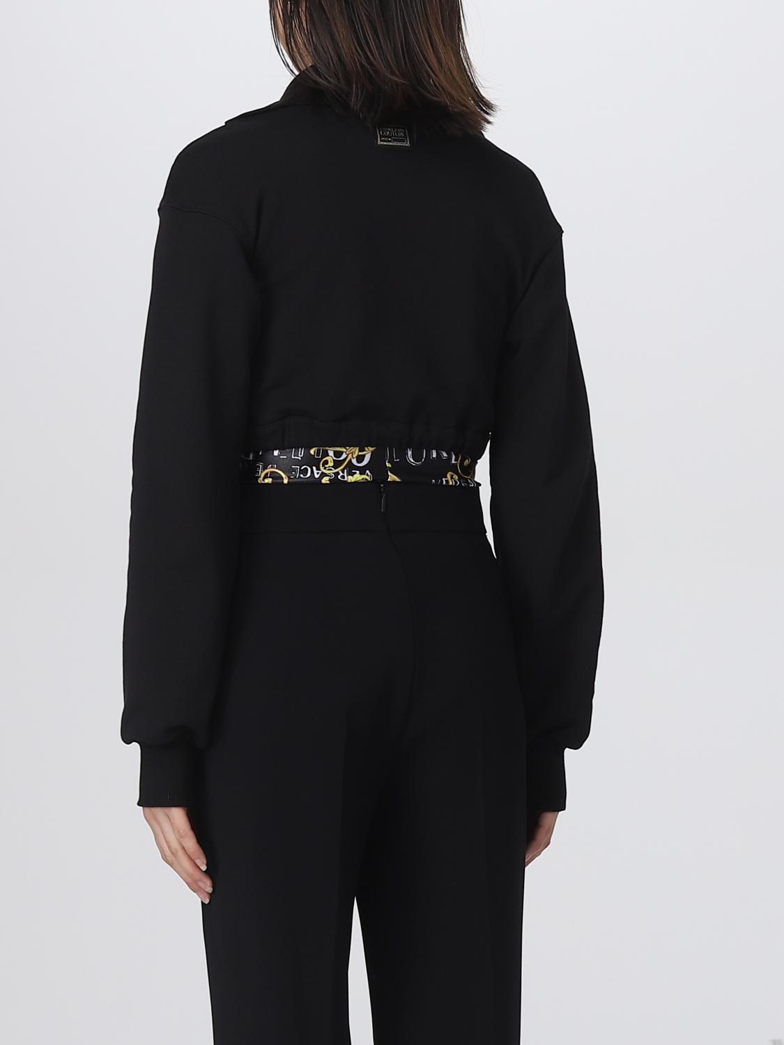 VERSACE JEANS COUTURE SUDADERA: Sudadera mujer Versace Jeans Couture, Negro - Img 2