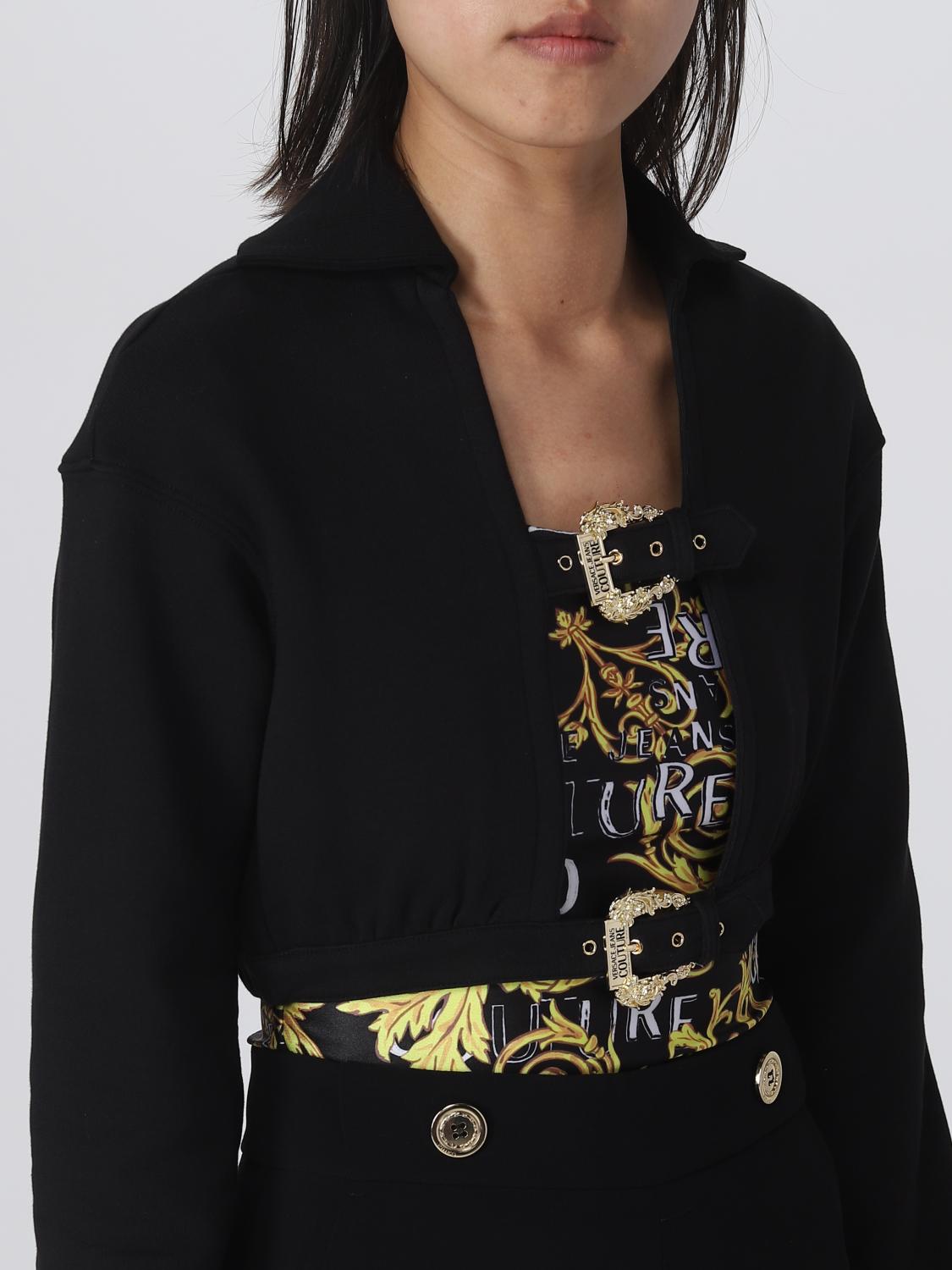 VERSACE JEANS COUTURE SUDADERA: Sudadera mujer Versace Jeans Couture, Negro - Img 3