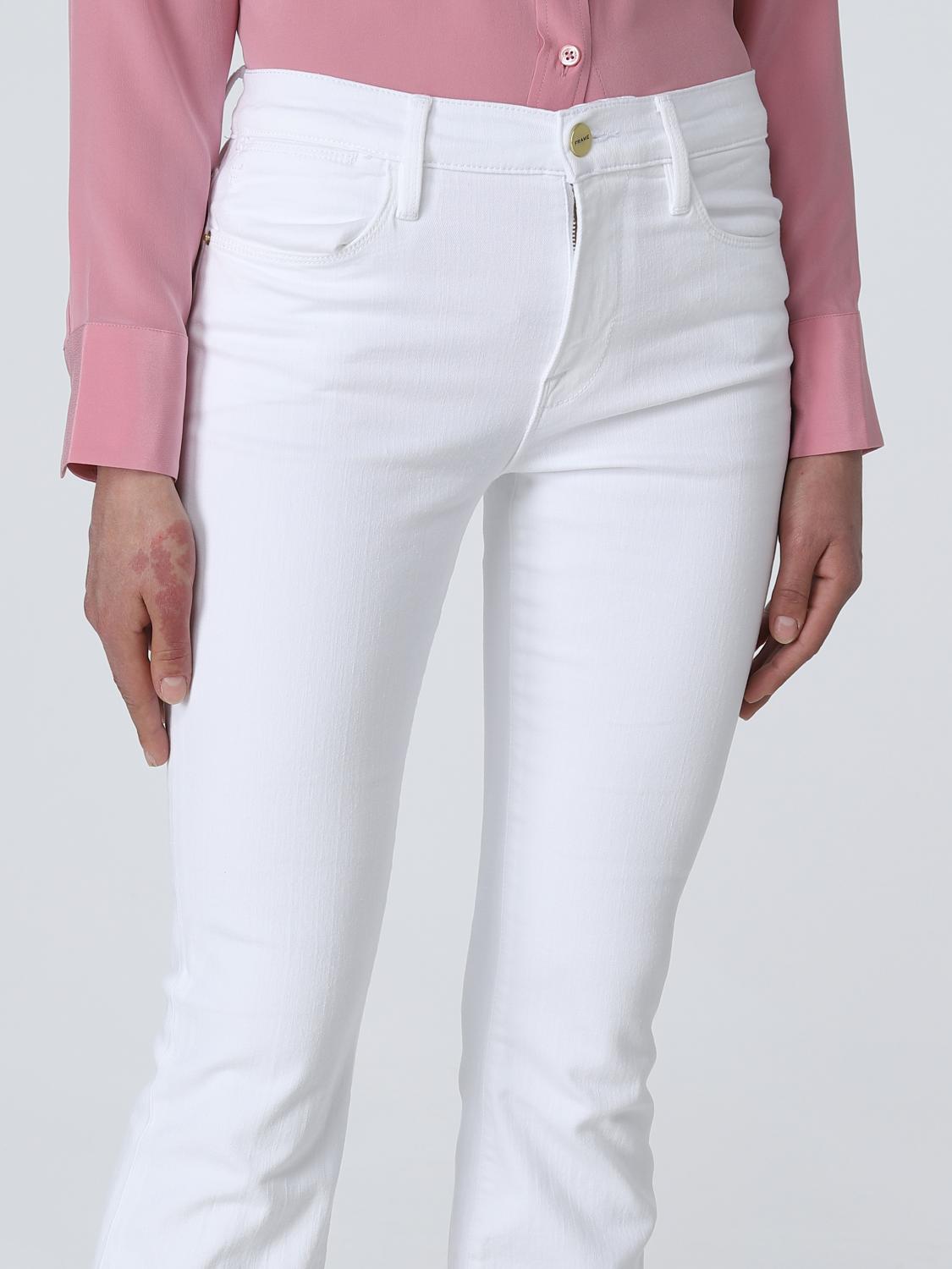 FRAME JEANS: Jeans woman Frame, White - Img 3