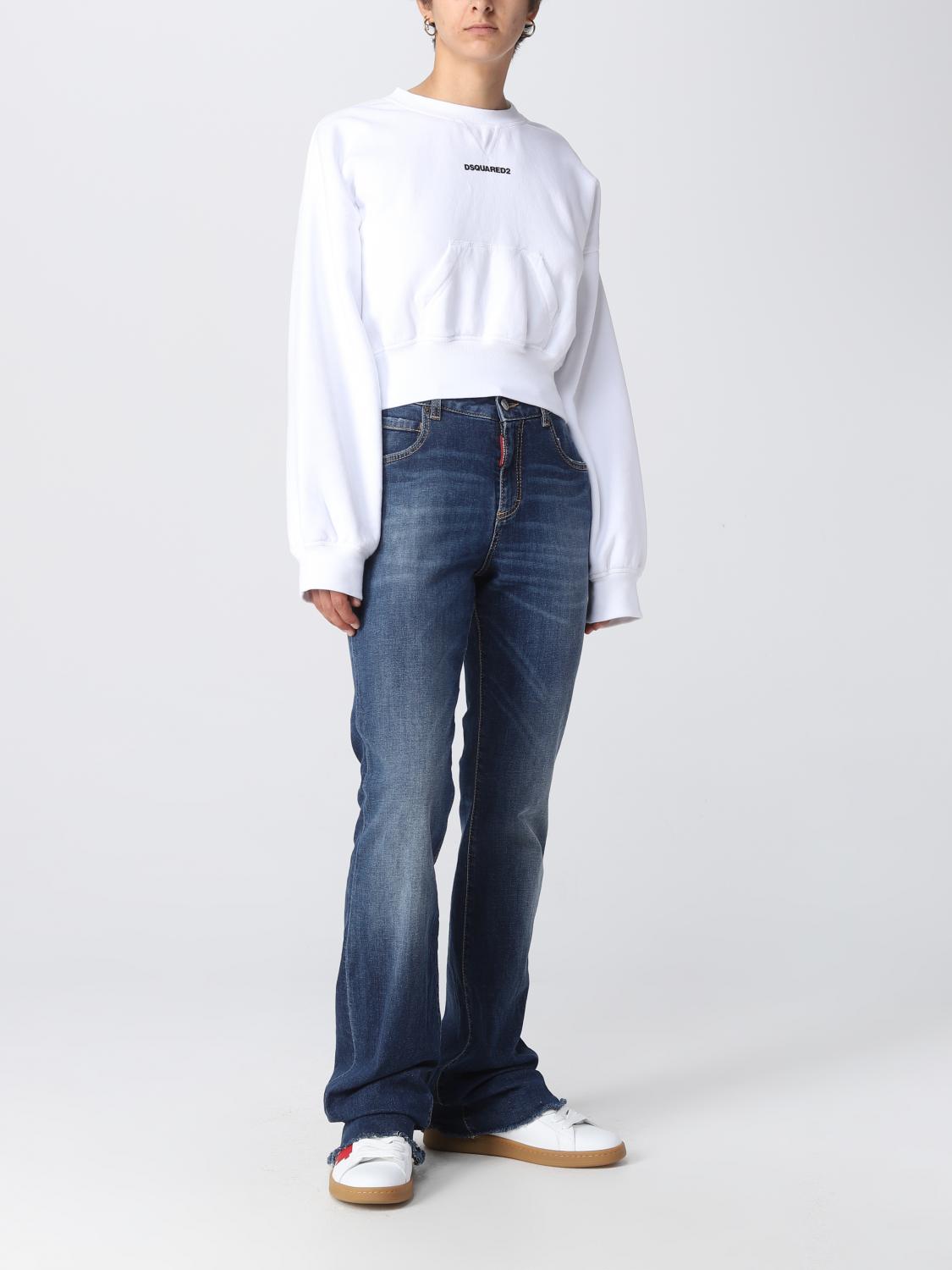 DSQUARED2 PANTALONI: Jeans Dsquared2 in denim, Denim - Img 2