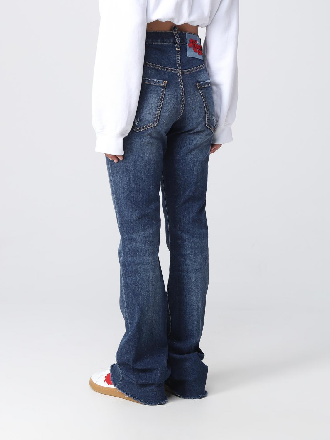 DSQUARED2 PANTALONI: Jeans Dsquared2 in denim, Denim - Img 3