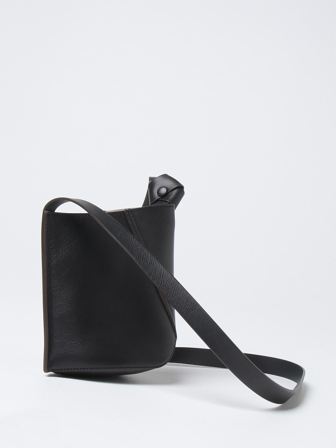 Sac Pour Homme Lanvin En Cuir Et Toile - Occasion Couleur Bordeaux Foncé - Marque De Luxe