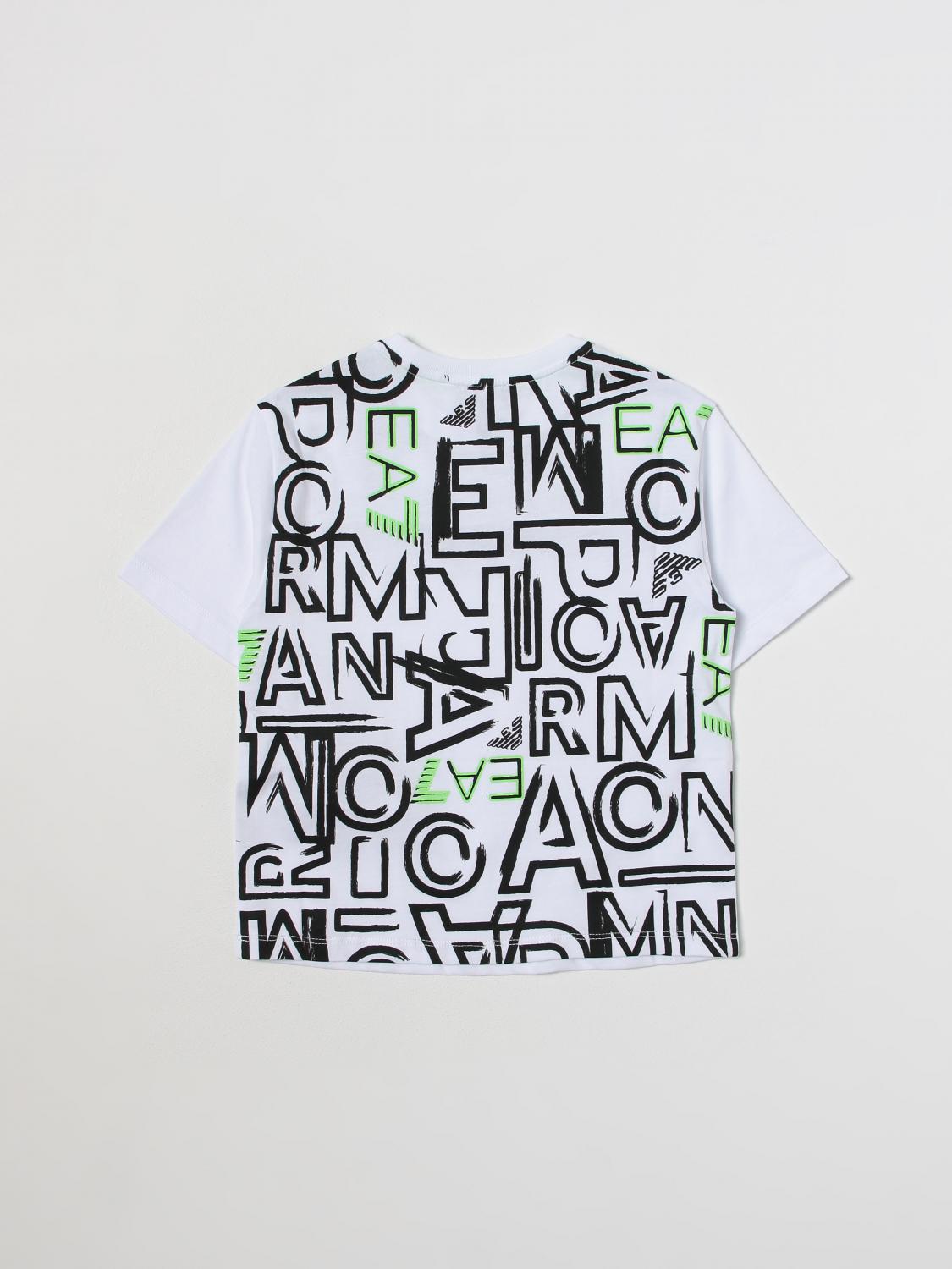 EA7 T-SHIRT: T-shirt kinder Ea7, Weiß - Img 2