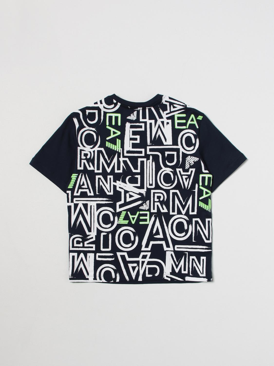 EA7 CAMISETA: Camiseta niños Ea7, Azul Oscuro - Img 2