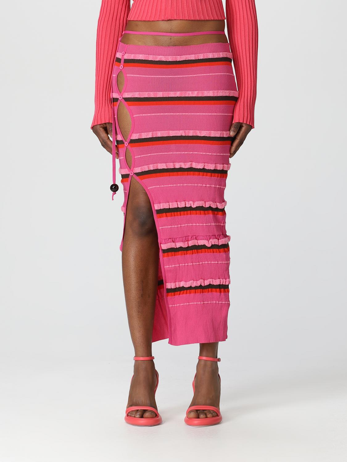 スカート JACQUEMUS Woman Skirt Pink 23E231KN1292282 450 Jacquemus Outlet: Skirt woman - Pink | Jacquemus skirt